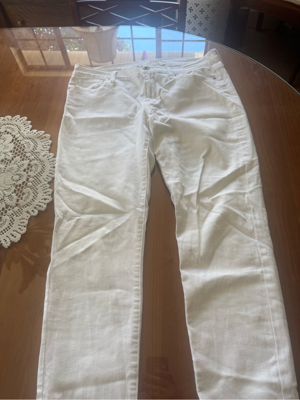 Lucky Brand White Brooke Ankle Skinny Jeans